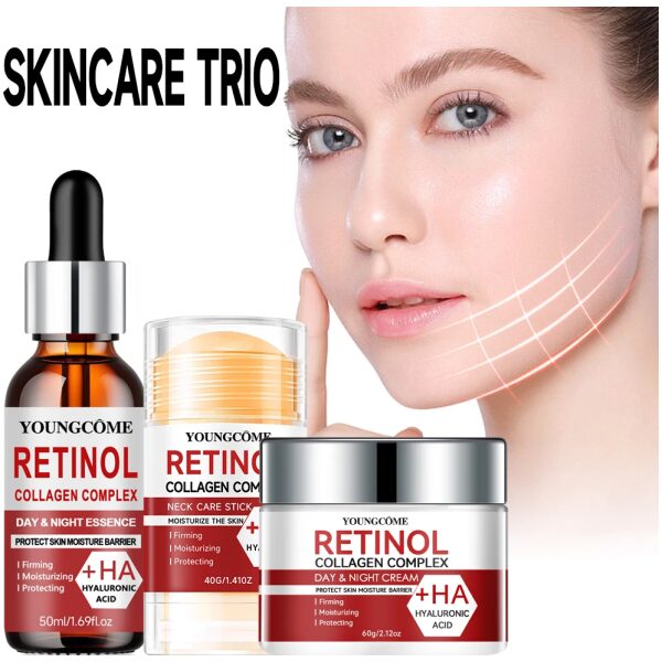 Retinol Collagen Cream Face Facial Anti Wrinkle Serum Remove Dark Spots Collagen Serum Anti Aging Essence Whitening Face Serum