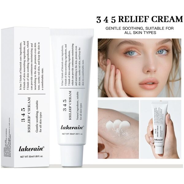 345 Relief Cream Moisturizing Blemishes Nourish The Skin And Provide Soothing Care Resulting In A Well-Rounded Skincare Solution
