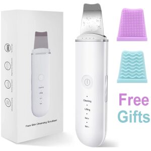 Ultrasonic Skin Scrubber Vibration Face Spatula Blackhead Remover Shovel Clean Cavitation Peeling Facial Lifting Skin Care Tools