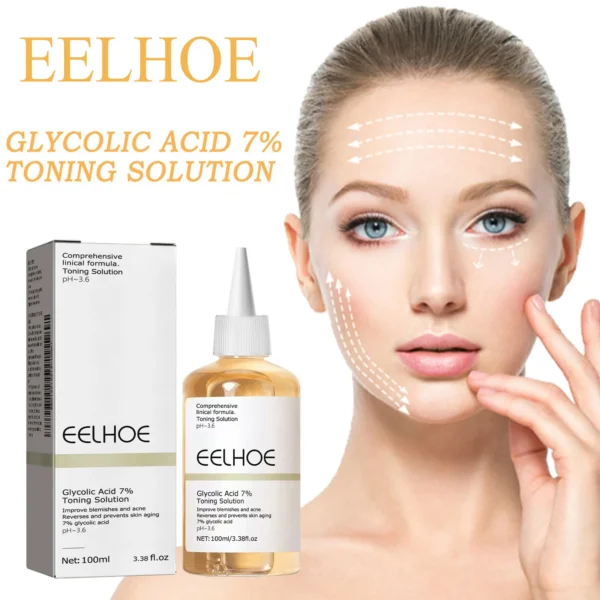 Glycolic Acid 7% Toning Solution Ordinary Acne Remover Lifting Firming Wrinkles Glowing Facial Skin Care Glycolic Acid Toner