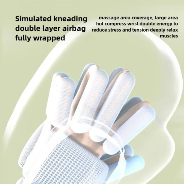 Sda89ae584bdb439cbb332f43fcff09837.webp Air Wave Hand Massager Electric Intelligent Constant Temperature Heating Air Pressure Kneading Hand Massage Wireless Charging -