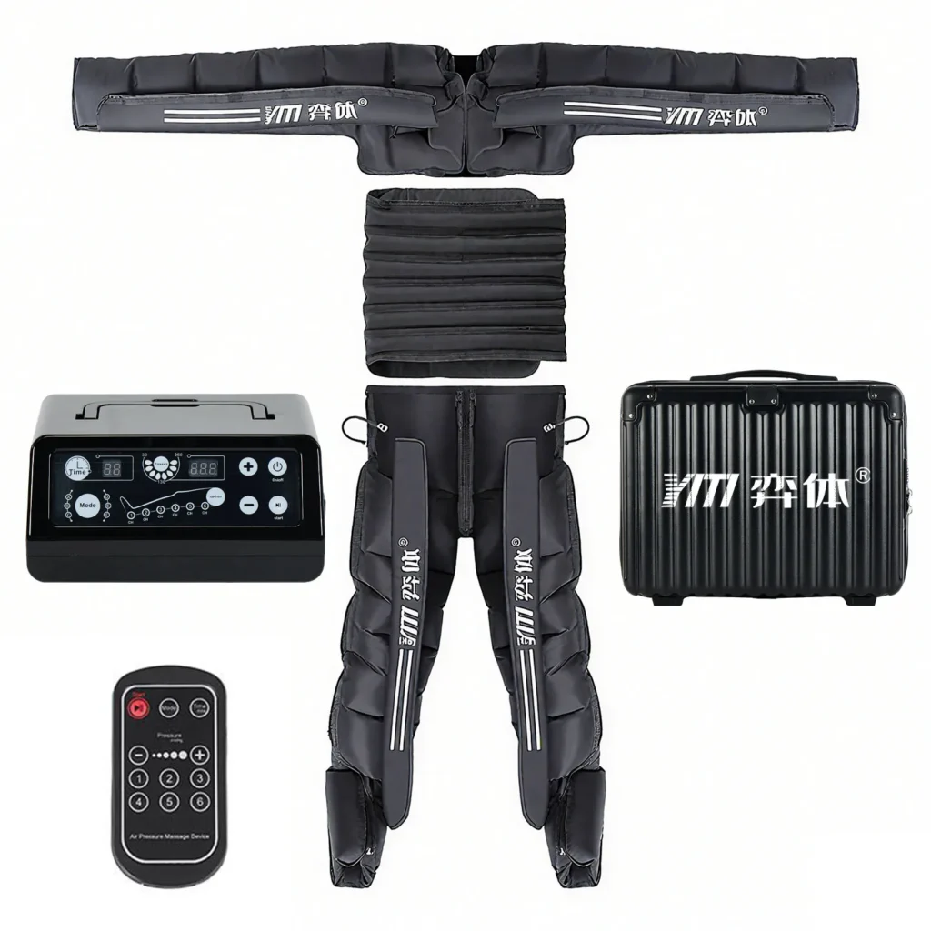 YITI Leg Pressure Therapy System Whole-Body Pneumatic Lymphatic Drainage Machine Air Compression Foot Massager 6 Chambers