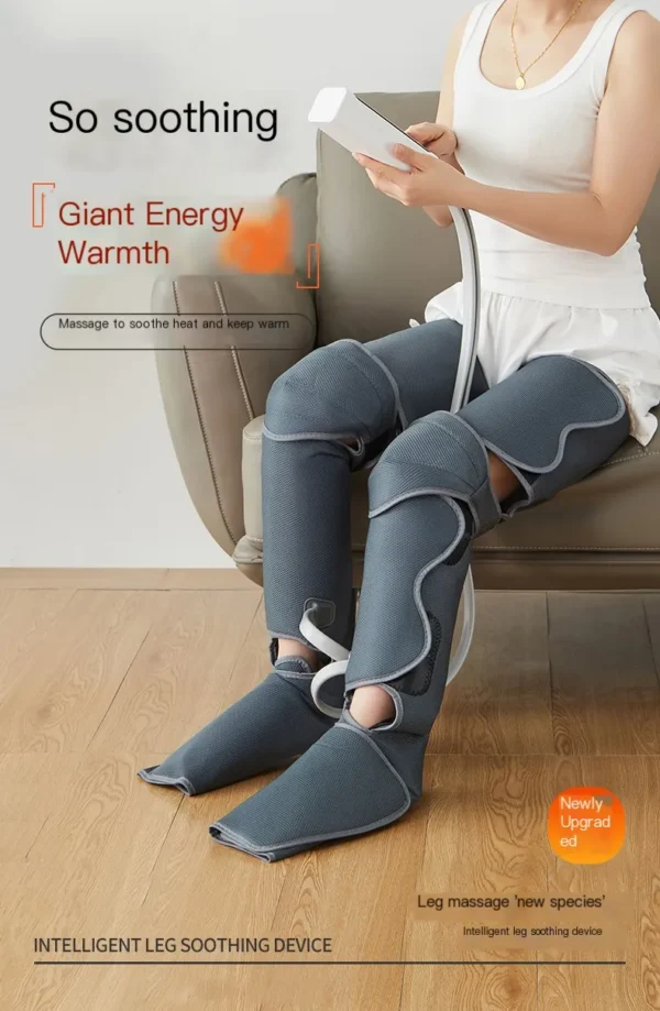 airbag relaxation (11) Electric Foot Air Pressure Circulation Massage Machine Calf Massager Pressotherapy Relieve Leg Muscle Fatigue Blood Circulation - AliExpress