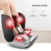STLFDarius Adjustable Intensity Foot and Leg Massager with Heat Function for Optimal Comfort