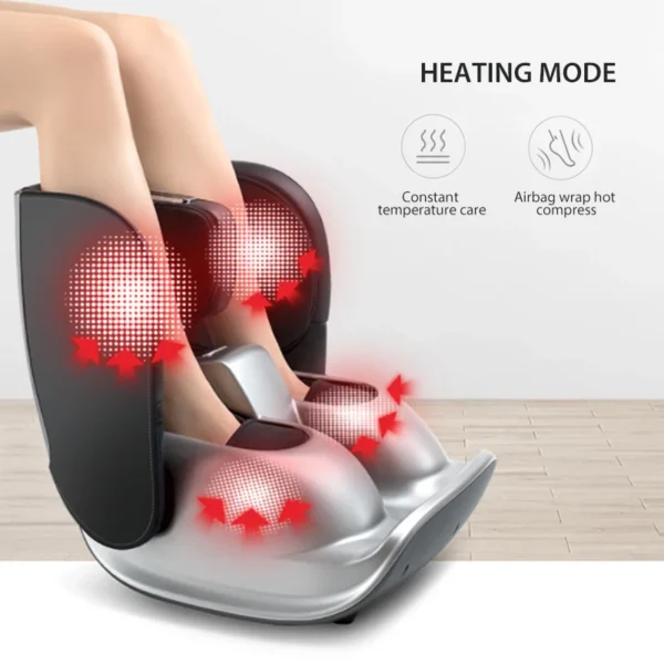 STLFDarius Adjustable Intensity Foot and Leg Massager with Heat Function for Optimal Comfort