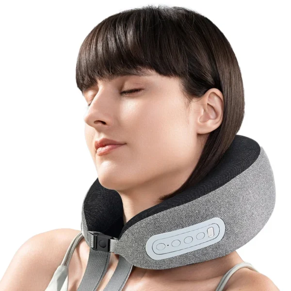 kf-S1e8fc17a5e1b4537b4cf47bbfccffbbeK Smart Library U-Shaped Massage Pillow With Vibration Function For Neck And Head Body Massage Application