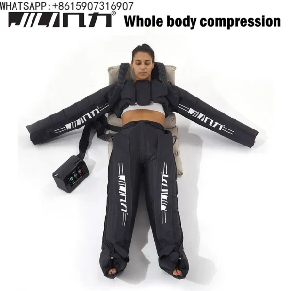 kf-S38adb5bd7dfa4818aa64d903369669356 Pressotherapy Air Compression Foot Muscle Massager Leg Recovery Boots Lymphatic Drainage Machine Relax Physiotherapy 8 Chamber