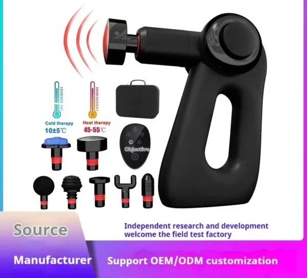 5-Head Massage Body Myofascial Device Cold Heated Deep Tissue Percussion Multi-Angle Foldable Rotation Premium Product Category
