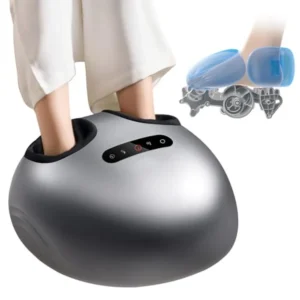 Foot Massager Machine with Heat Double Shear Massage Core for Plantar Fasciitis Relief Full Airbag Wrapping Shiatsu Foot Massag
