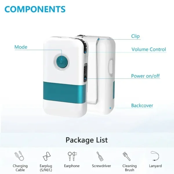 Severe Hearing Loss Discount Digital Hearing Aid 16 Channels Deafness Hearing-aids for Elderly Assistive Sentence