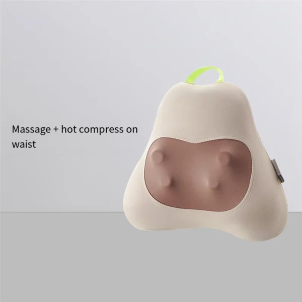 Okayso A86I-Lumbar Traction Massager Waist Masajeador Adjustable Vibration Back Waist Spine Support Back Massage