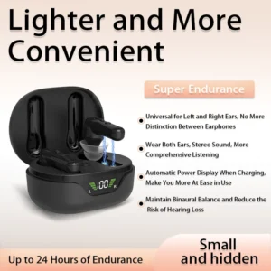 Latest Generation Hearing Aid For Deafness 8-Channel Hearing Aid Invisible Intelligent Noise Reduction Rechargeable Hearing Aid