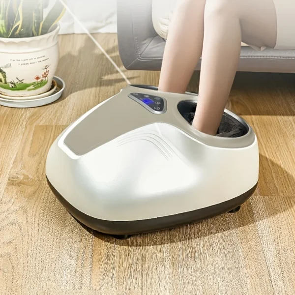 kf-S790b4e70399b4f9c9b6d1c41aa5e919fr 1 piece foot massager, hot compress, foot therapy machine, fully automatic foot massage, kneading, home use, foot massager, gift