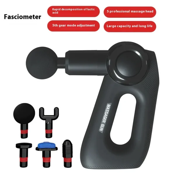 5-Head Massage Body Myofascial Device Cold Heated Deep Tissue Percussion Multi-Angle Foldable Rotation Premium Product Category