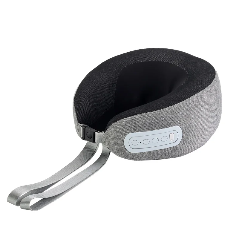 Smart Library U-Shaped Massage Pillow With Vibration Function For Neck And Head Body Massage Application
