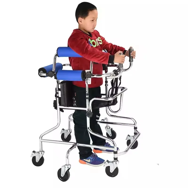 Universal Wheels Children's Walker Kids Walking Aid Leg Training Hemiplegia Rehabilitation Cerebral Palsy Rollator Category