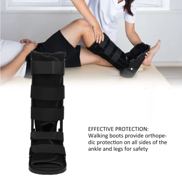 Walking Boot Leg Brace for Broken Foot Sprained Ankle Support Plantar Fasciitis Fractures Tendon Injury Orthopedic Protection