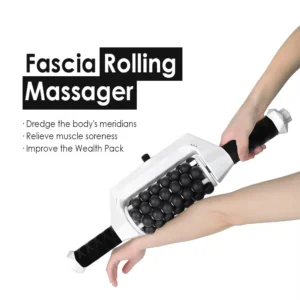 Handheld Rechargeable 360 Rotating Inner Ball Roller Massage Stick Device For Whole Body Anti Cellulite Fat Removal Body Shaping