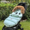 Baby Bag For Stroller Thickness 92Cm Windproof And Waterproof Removable Fur Collar Winter 0-2Y Baby Stroller Accessories