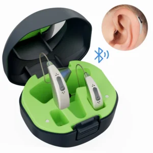 30 channel Mini Rechargeable Hearing Aid Digital BTE Hearing Aids Adjustable Tone Sound Amplifier Portable Deaf Elderly