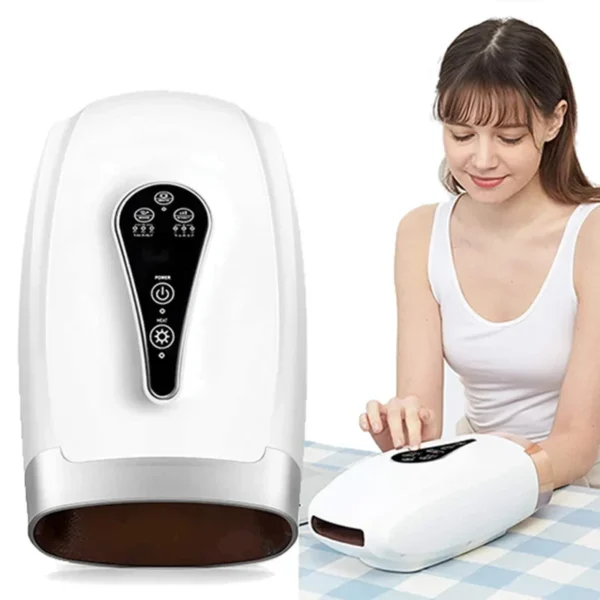 New New Hand massager air bag heating compress vibrating palm physiotherapy meridian acupuncture points kneading hand massager
