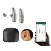 Self-Fitting OTC Hearing Aids, Mild to Moderate Hearing Loss Free APP Hearing Aid with Invisible Fit Noise Support audifonos
