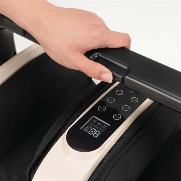 Electric air Compression New Spa Heating Vibration Shiatsu Foot Massager Machine With Adjustable Handle