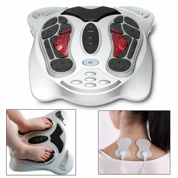 kf-Sdce5603cf0bb4f83943b81a91d16860ed Electric Foot Massager Far Infrared Heating Acupuncture Points Reflexology Feet Massage Machine Slimming Belt Pads for Body Care