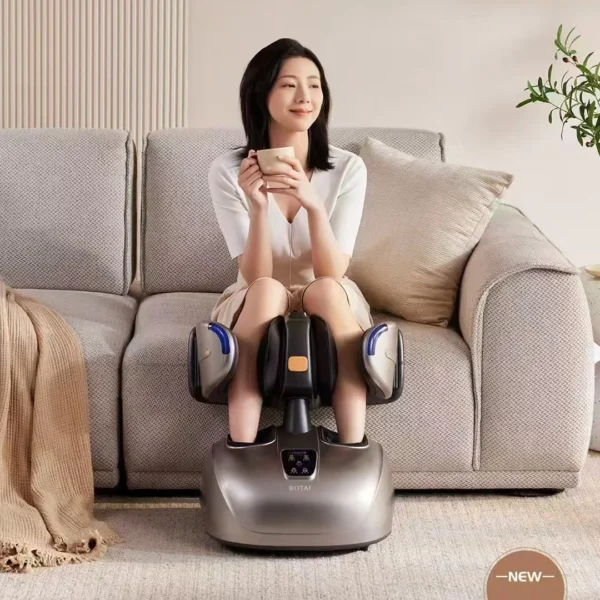 kf-Se3f1358a7c3240a0adc82ee94877b5c0J STLFDetachable Infrared Heat Kneading Shiatsu Leg Massager With Adjustable Intensity Home Use Circulation Mode Massage