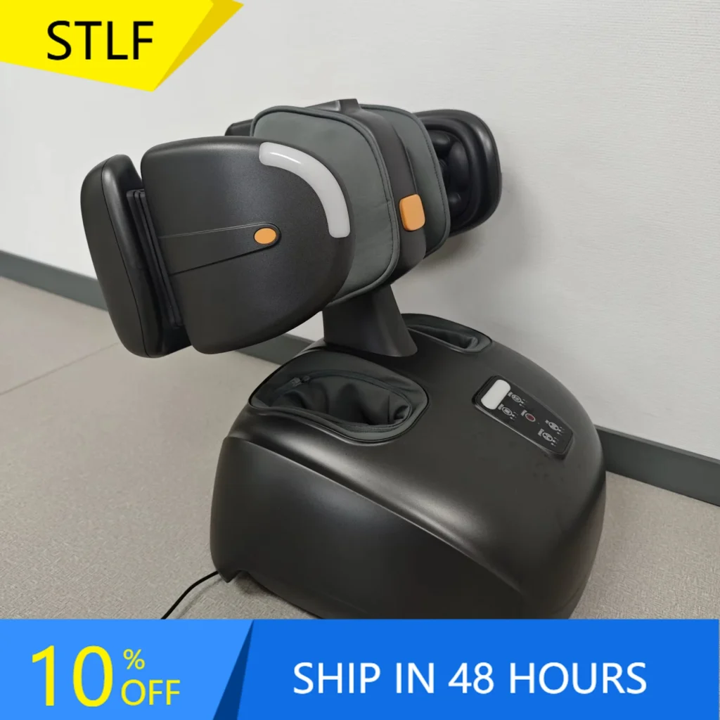 STLFDetachable Infrared Heat Kneading Shiatsu Leg Massager With Adjustable Intensity Home Use Circulation Mode Massage