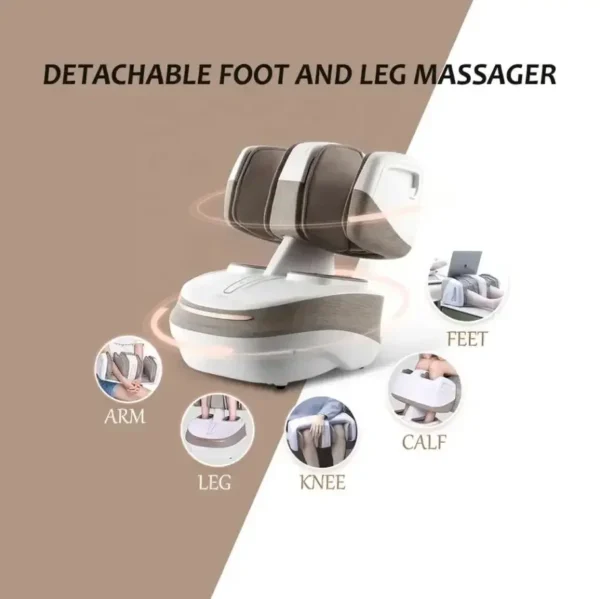 hot selling Detachable full body electric wireless Air Compression Shiatsu Kneading heated foot leg knee massager