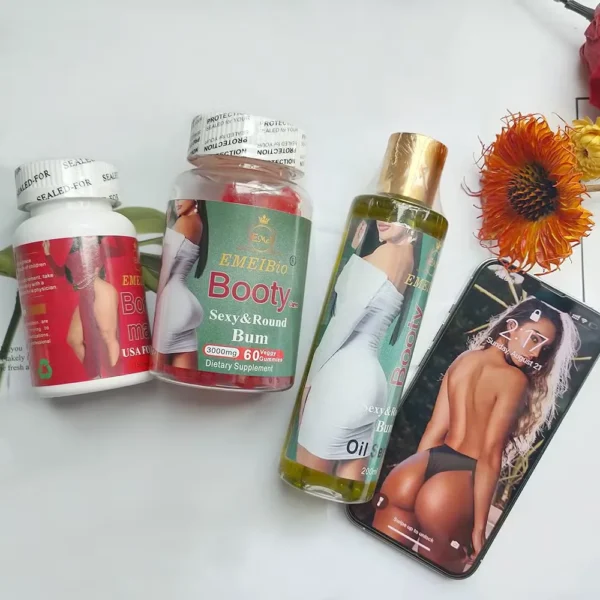 Sexy Buttock Enhancement Set Hip up Cream Herbal Buttock Enlargement Butt Enhancement Oil Serum Cream Kits